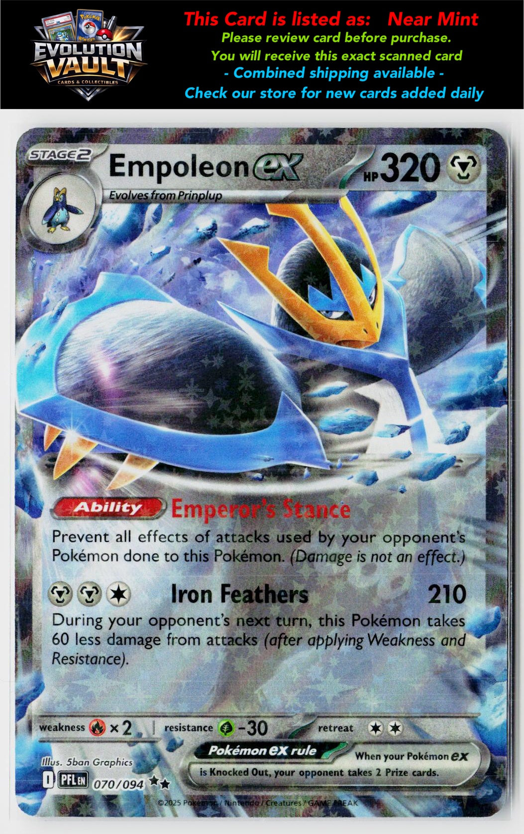 ME02: Phantasmal Flames #070/094 Empoleon ex