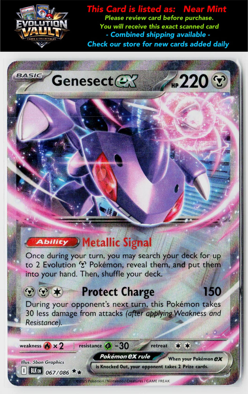 SV: Black Bolt #067/086 Genesect ex