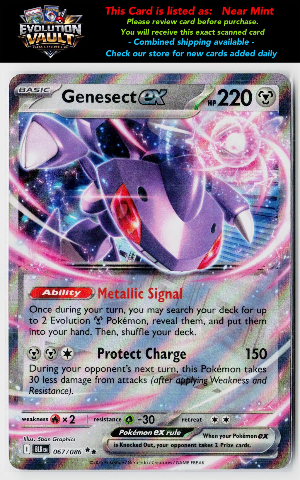 SV: Black Bolt #067/086 Genesect ex
