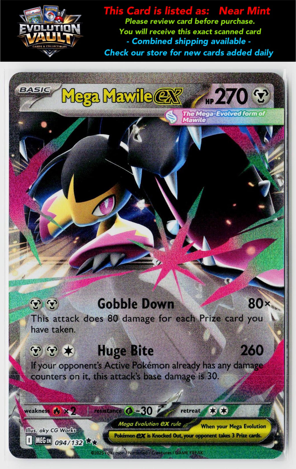 ME01: Mega Evolution #094/132 Mega Mawile ex