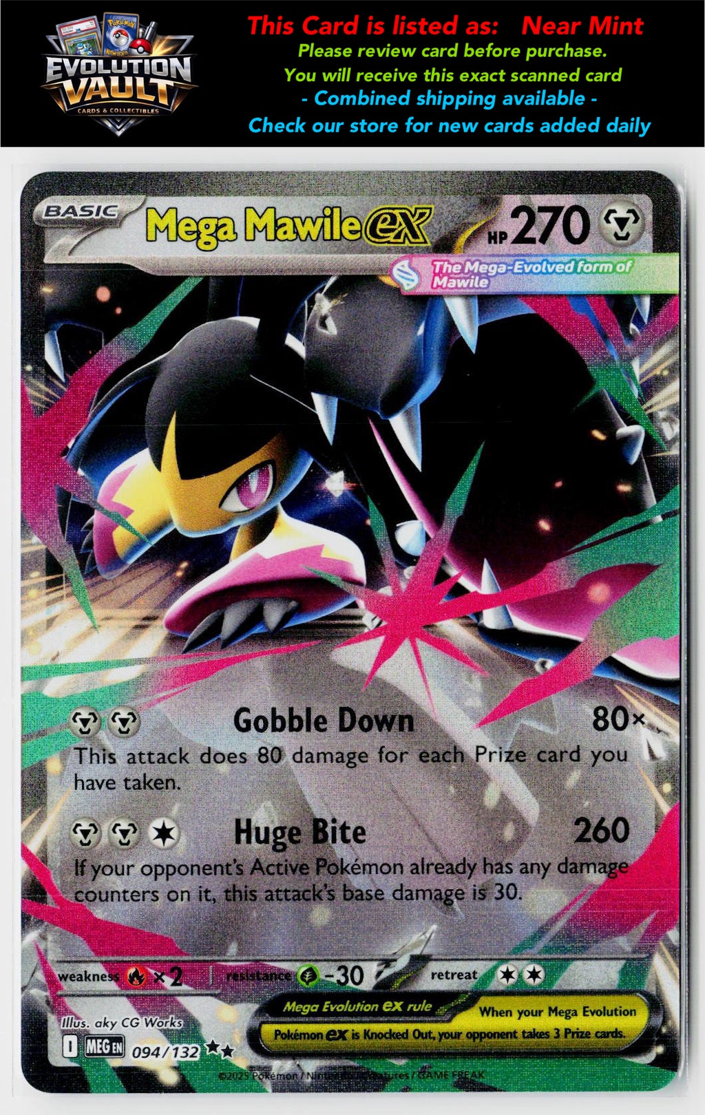 ME01: Mega Evolution #094/132 Mega Mawile ex