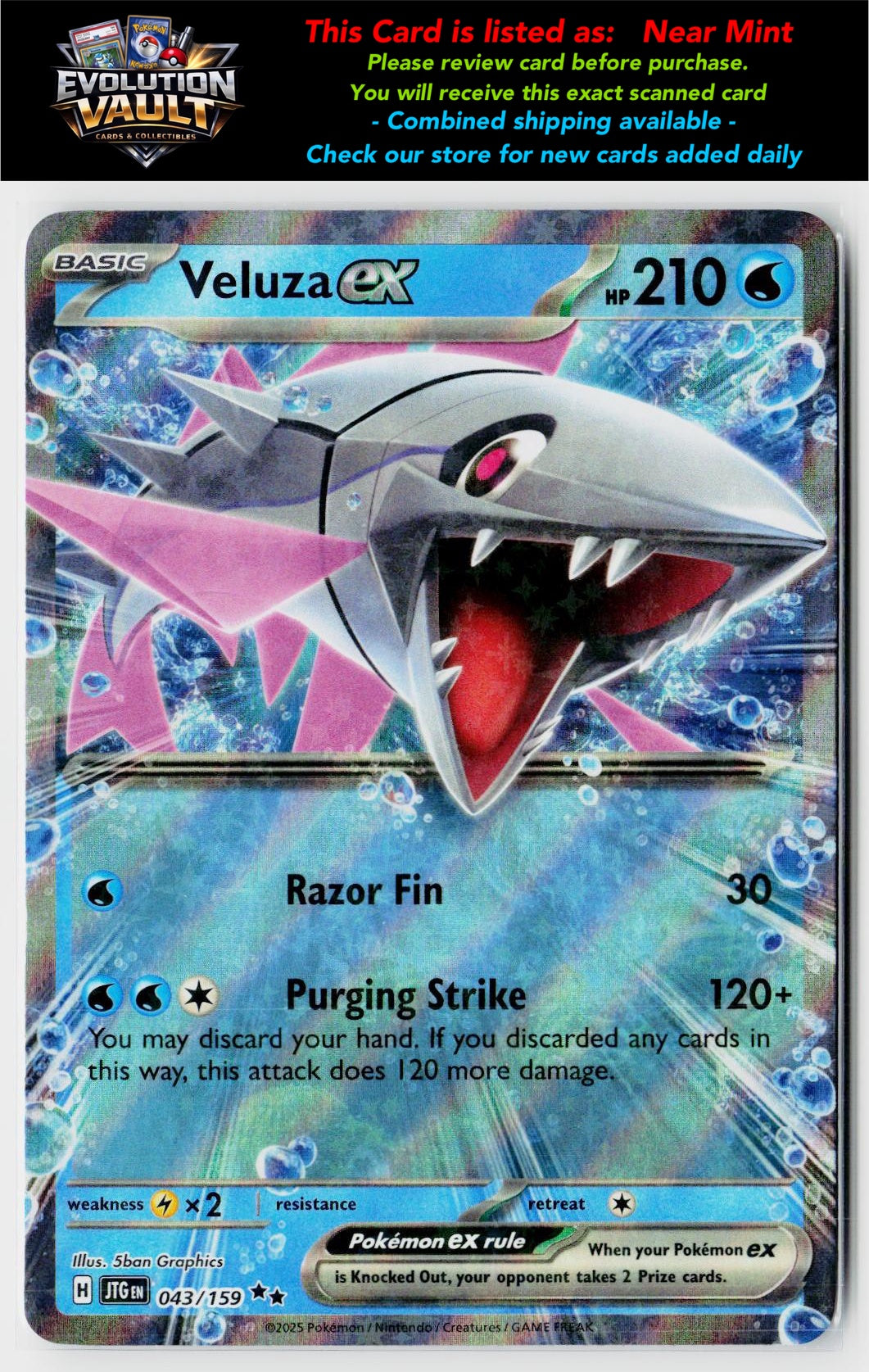 SV09: Journey Together #043/159 Veluza ex