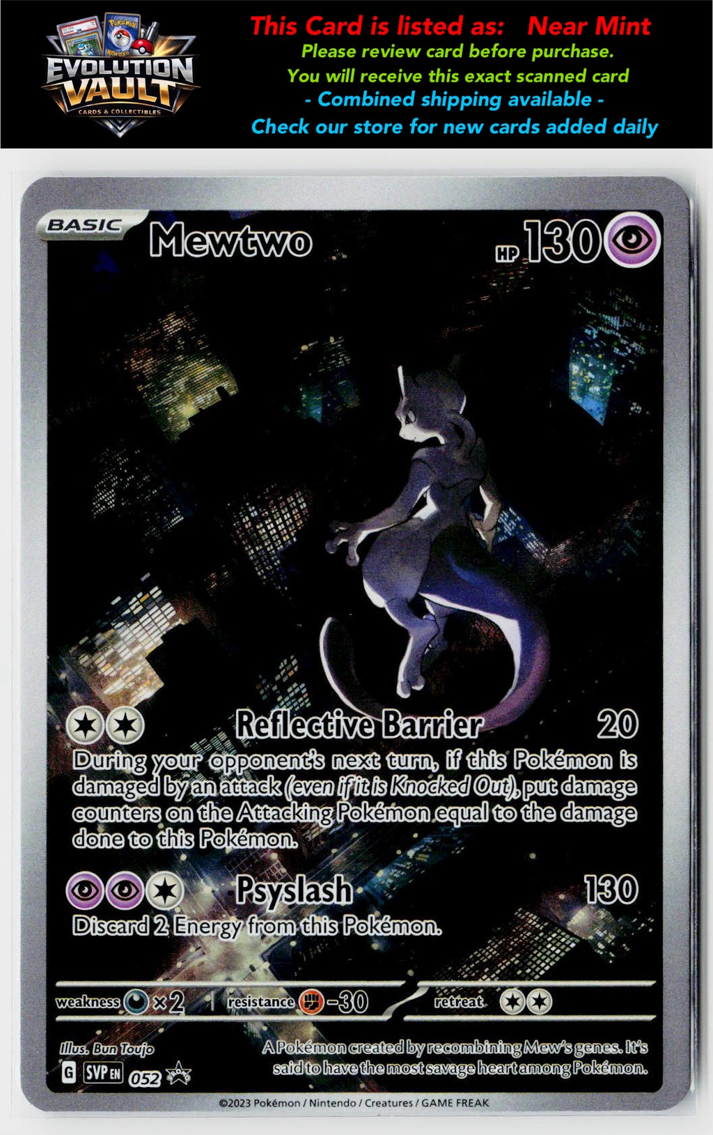 SV: Scarlet & Violet Promo Cards #052 Mewtwo