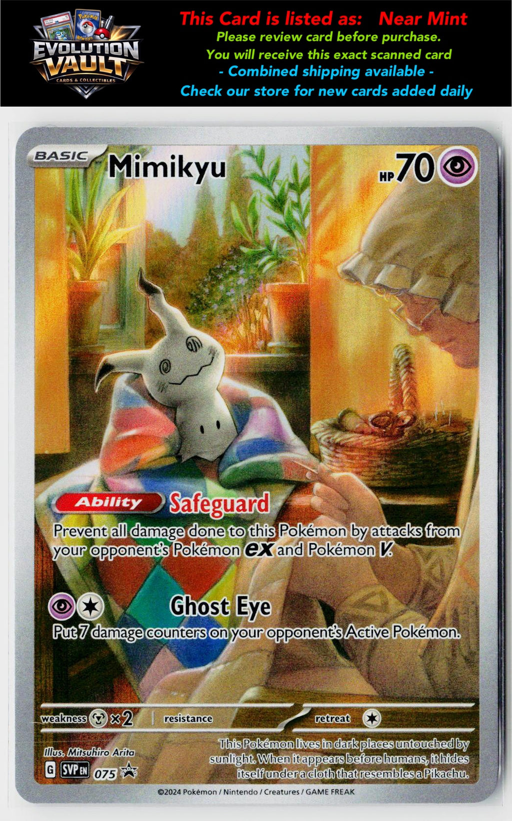 SV: Scarlet & Violet Promo Cards #075 Mimikyu