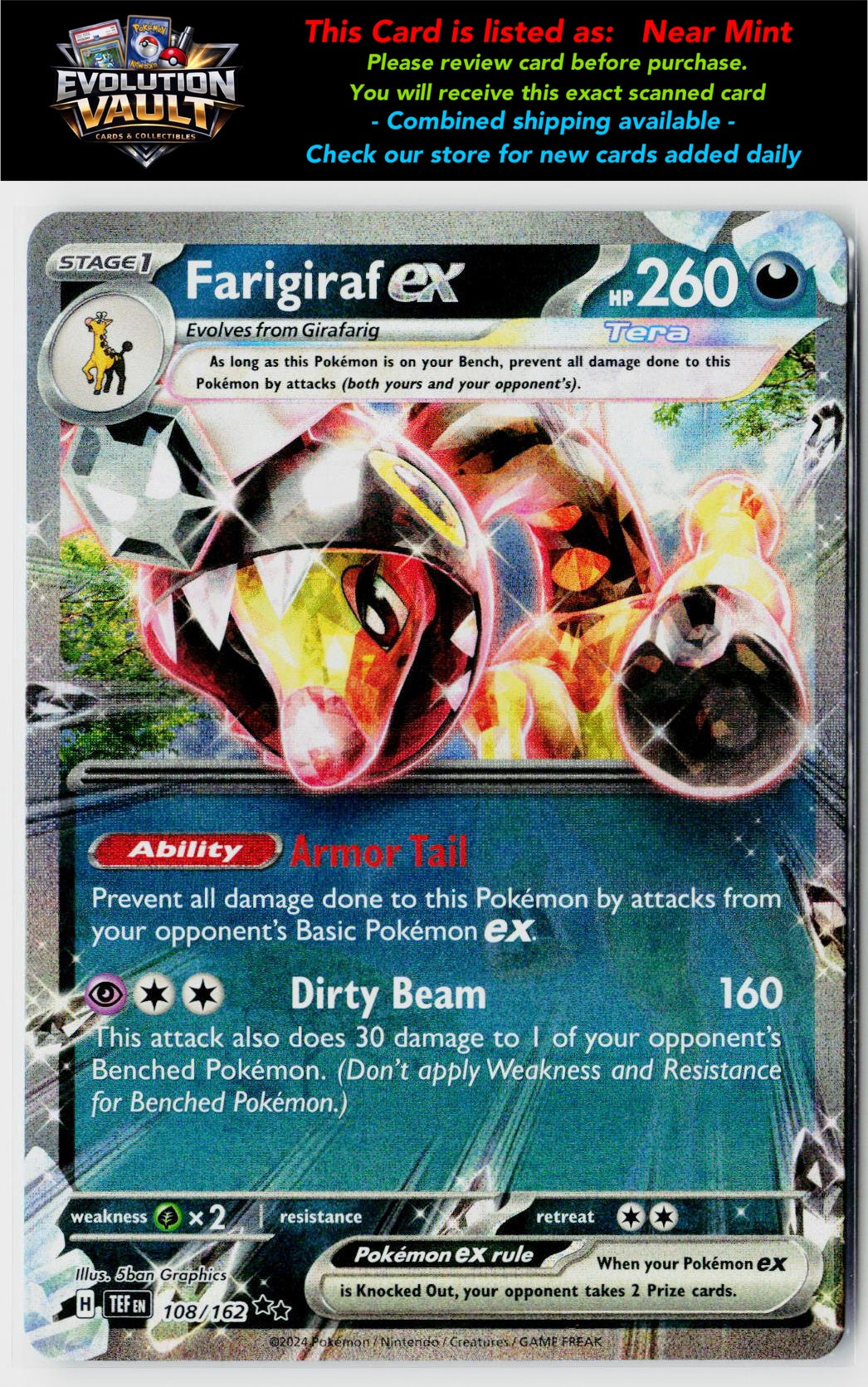SV05: Temporal Forces #108/162 Farigiraf ex