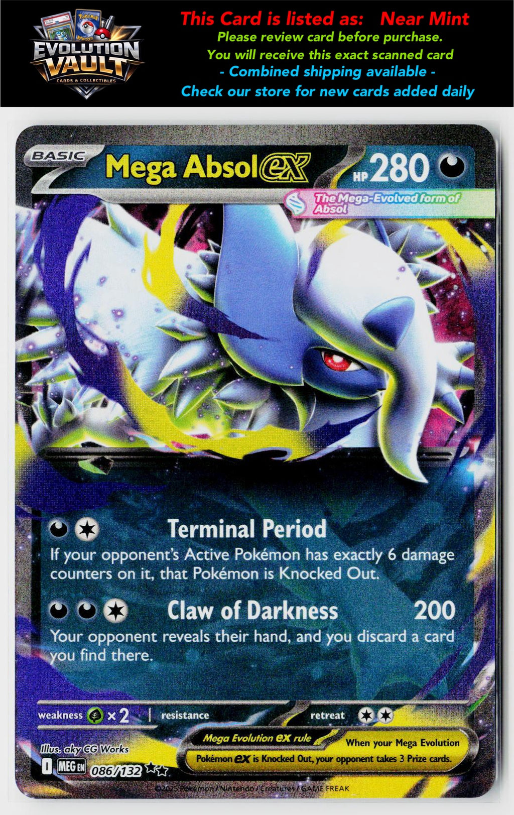 ME01: Mega Evolution #086/132 Mega Absol ex