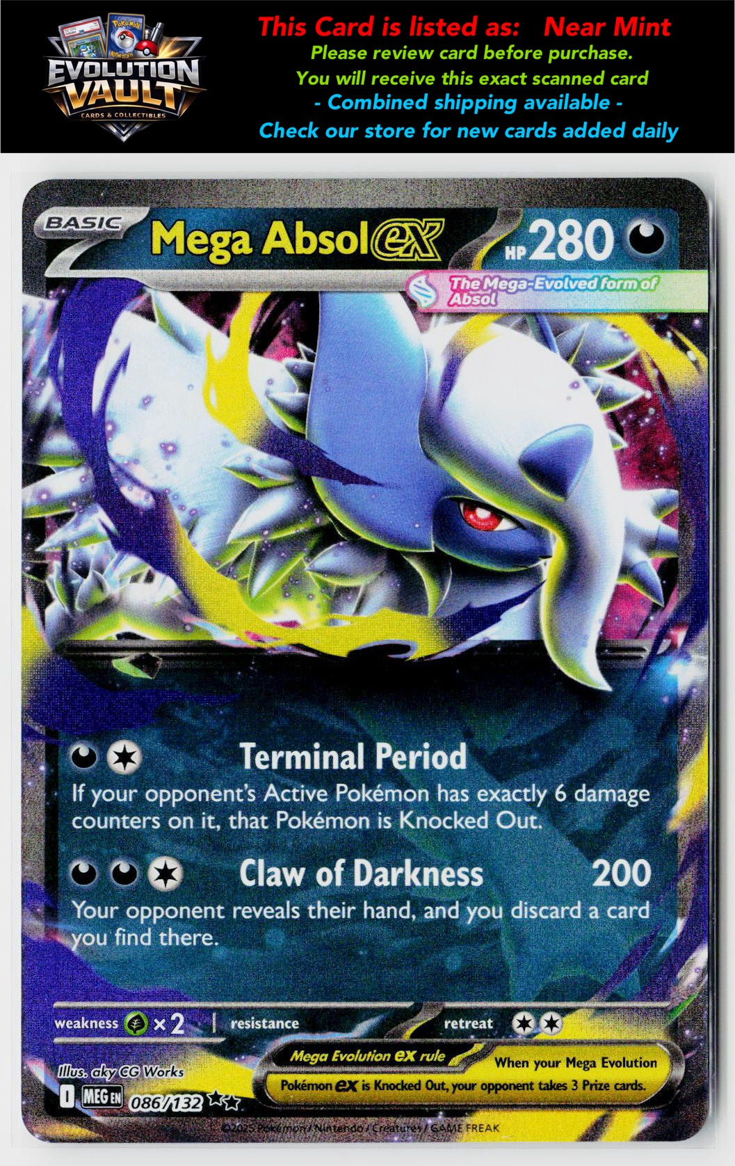 ME01: Mega Evolution #086/132 Mega Absol ex