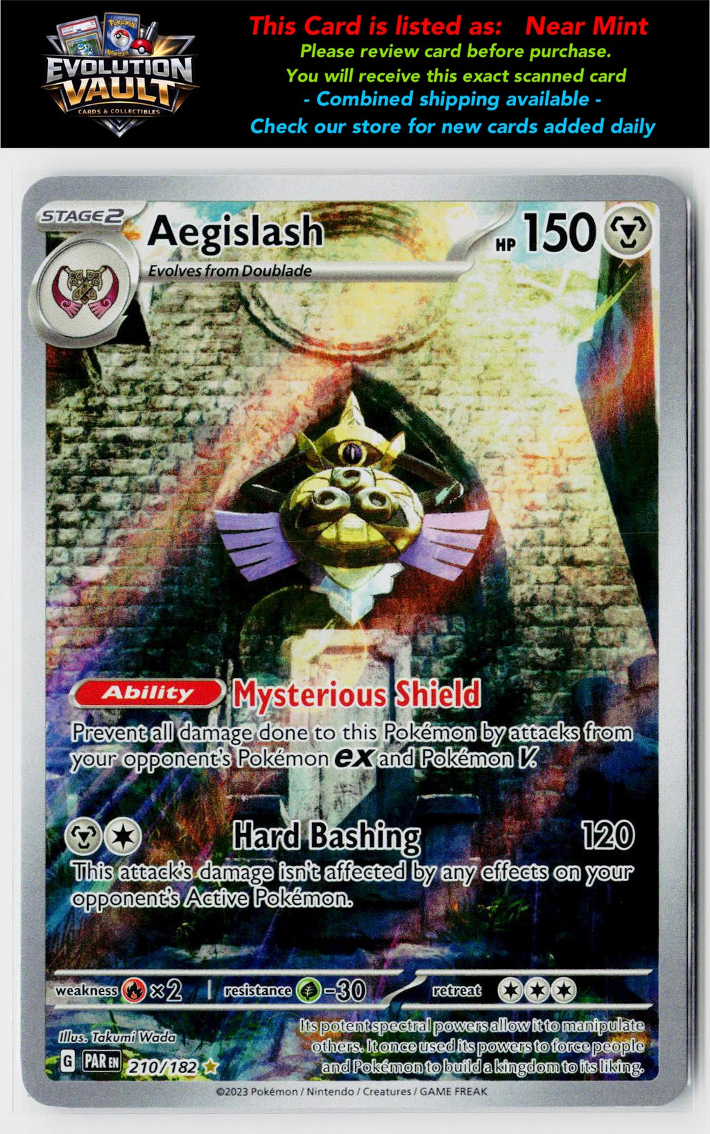SV04: Paradox Rift #210/182 Aegislash