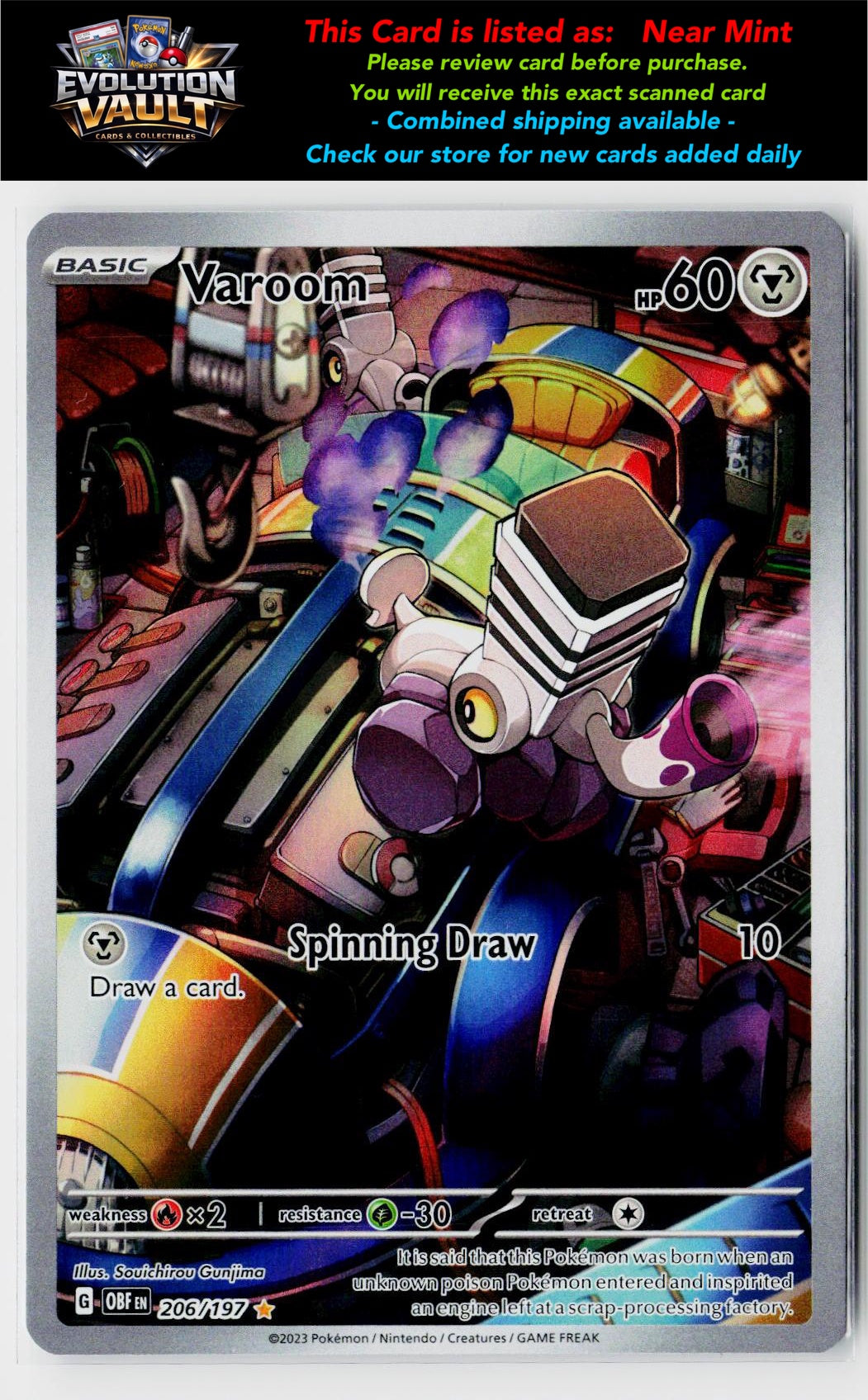 SV03: Obsidian Flames #206/197 Varoom