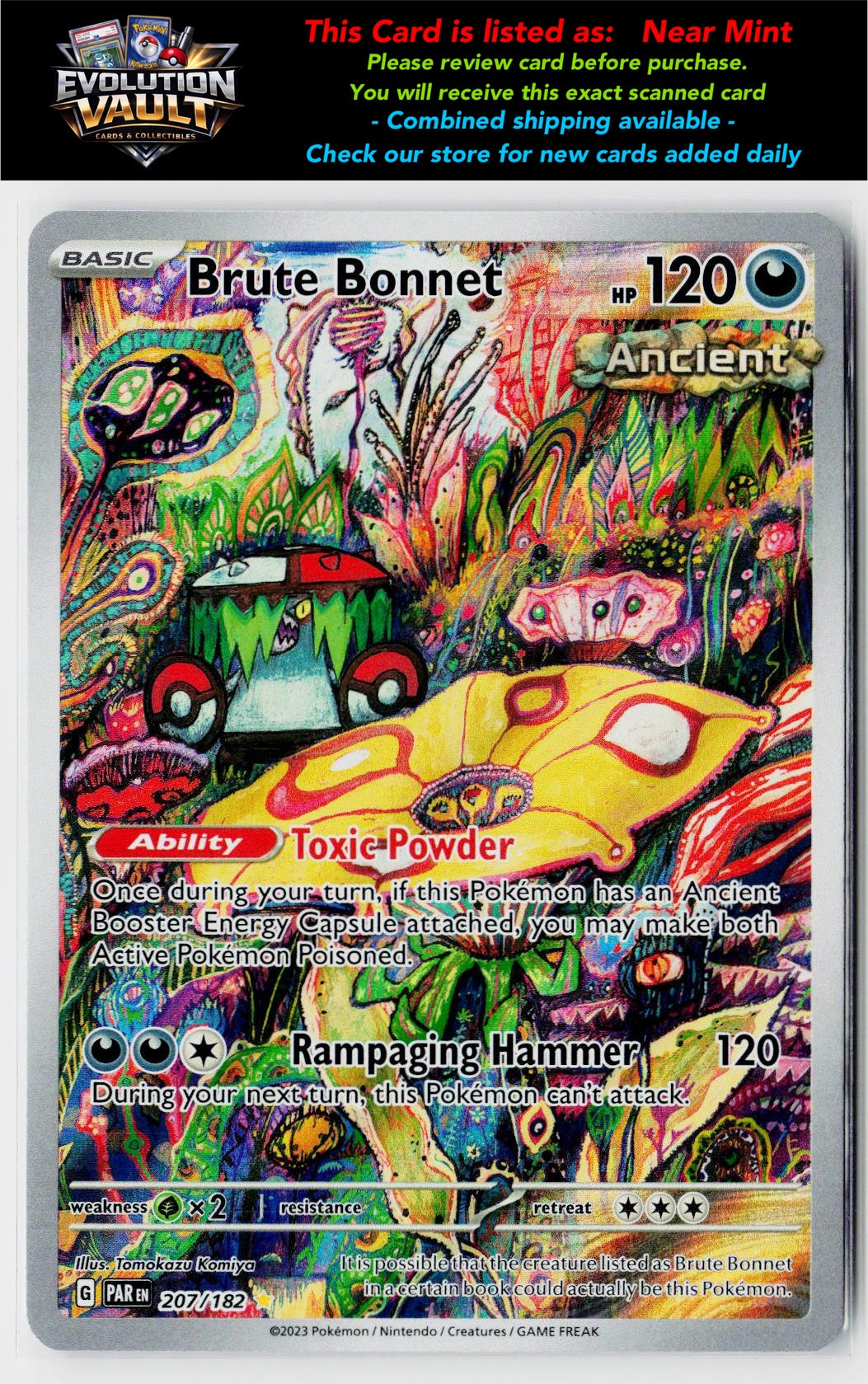 SV04: Paradox Rift #207/182 Brute Bonnet