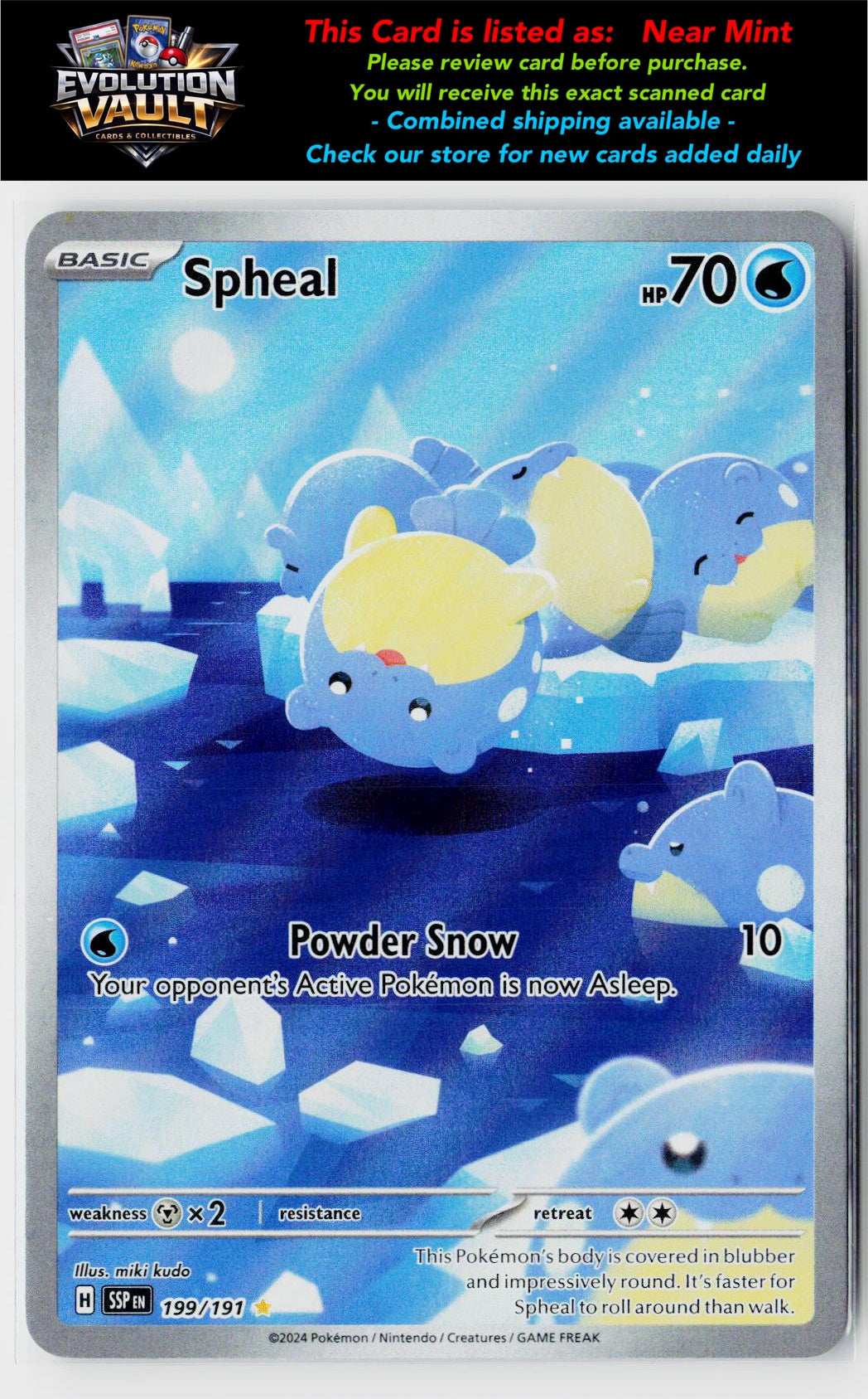 SV08: Surging Sparks #199/191 Spheal