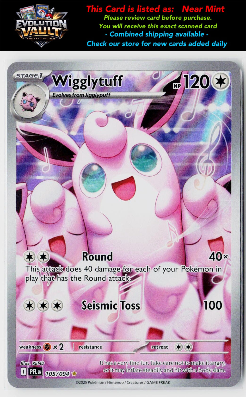 ME02: Phantasmal Flames #105/094 Wigglytuff