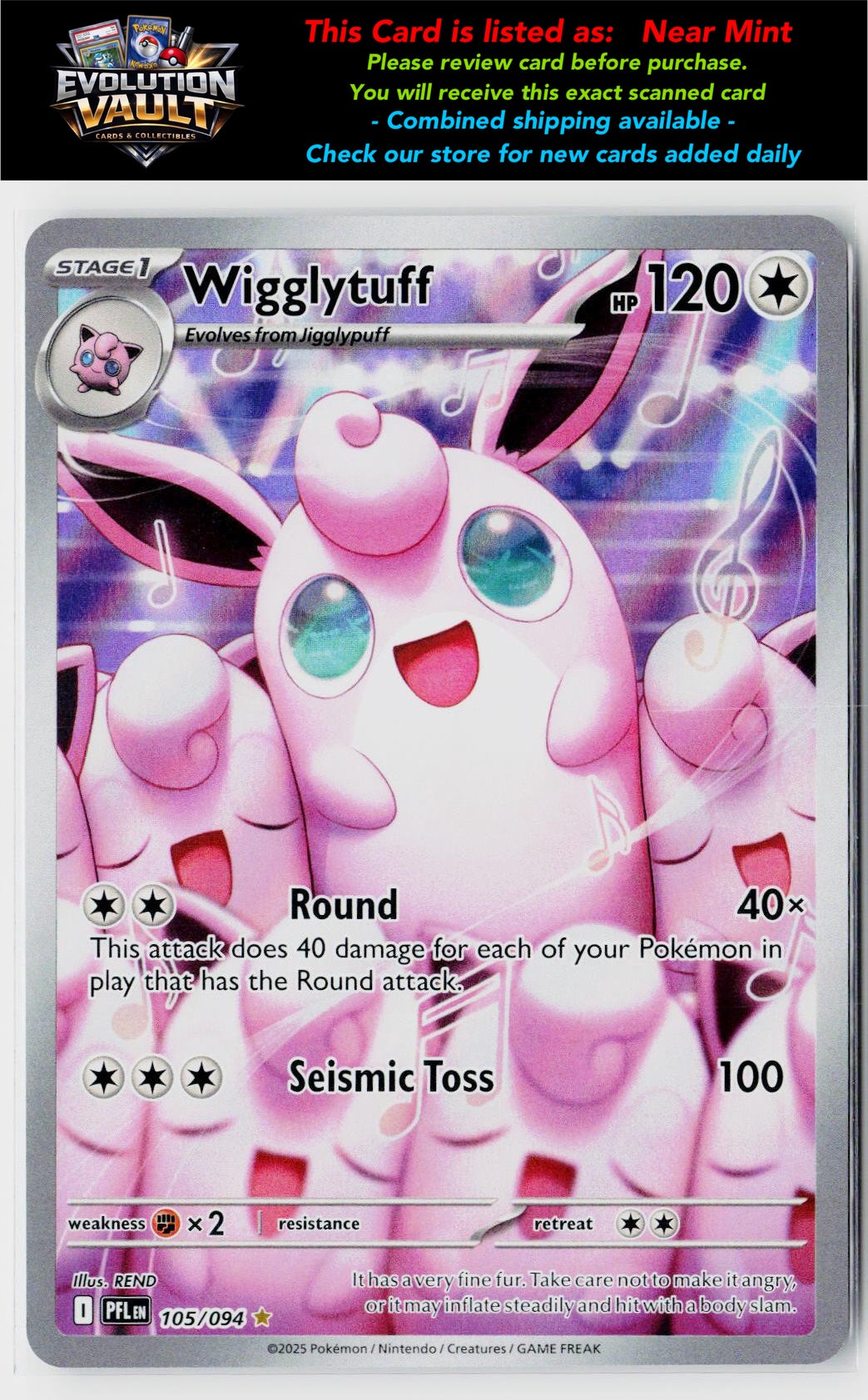 ME02: Phantasmal Flames #105/094 Wigglytuff