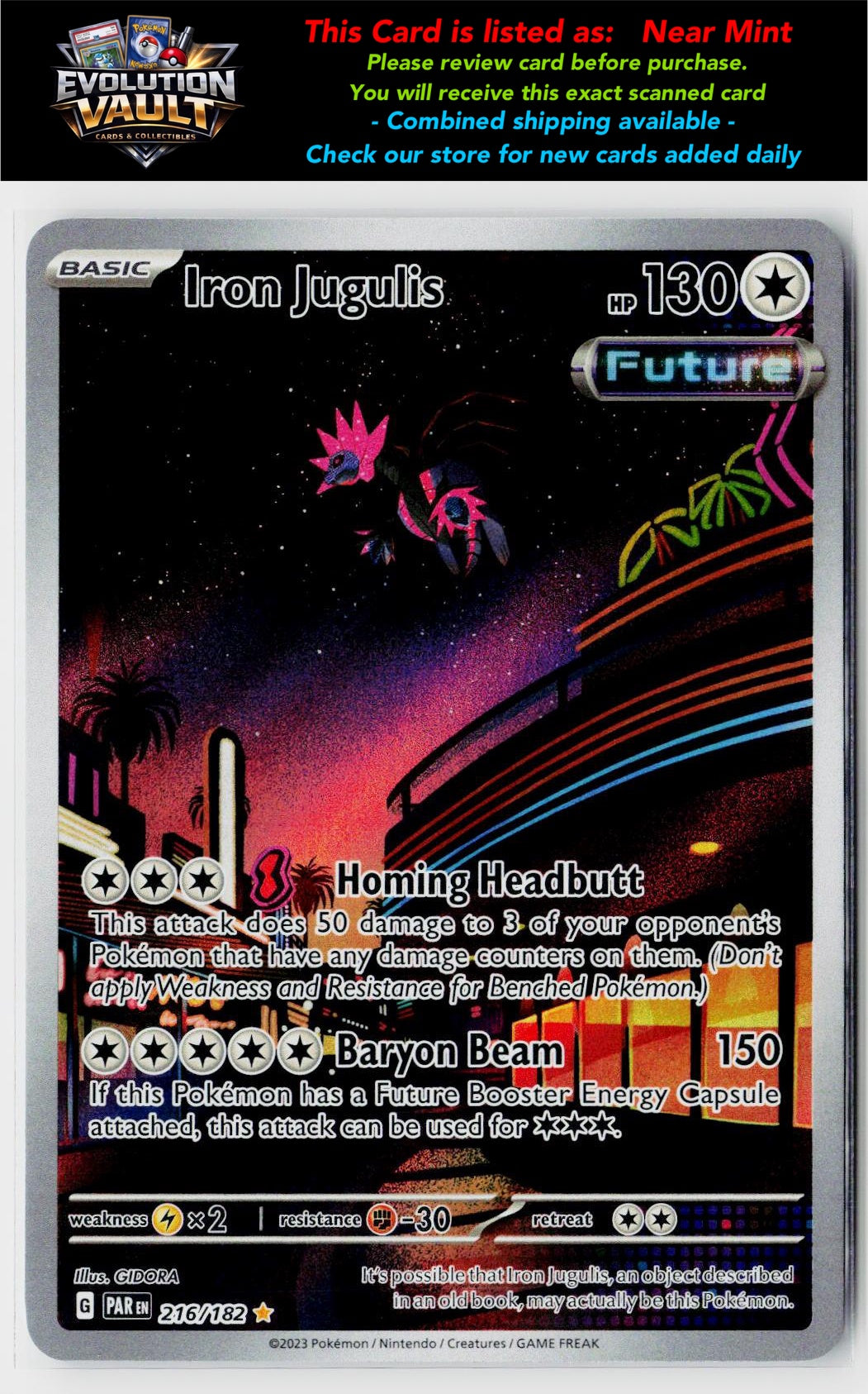 SV04: Paradox Rift #216/182 Iron Jugulis