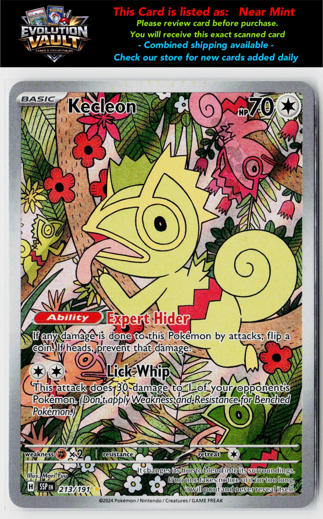 SV08: Surging Sparks #213/191 Kecleon