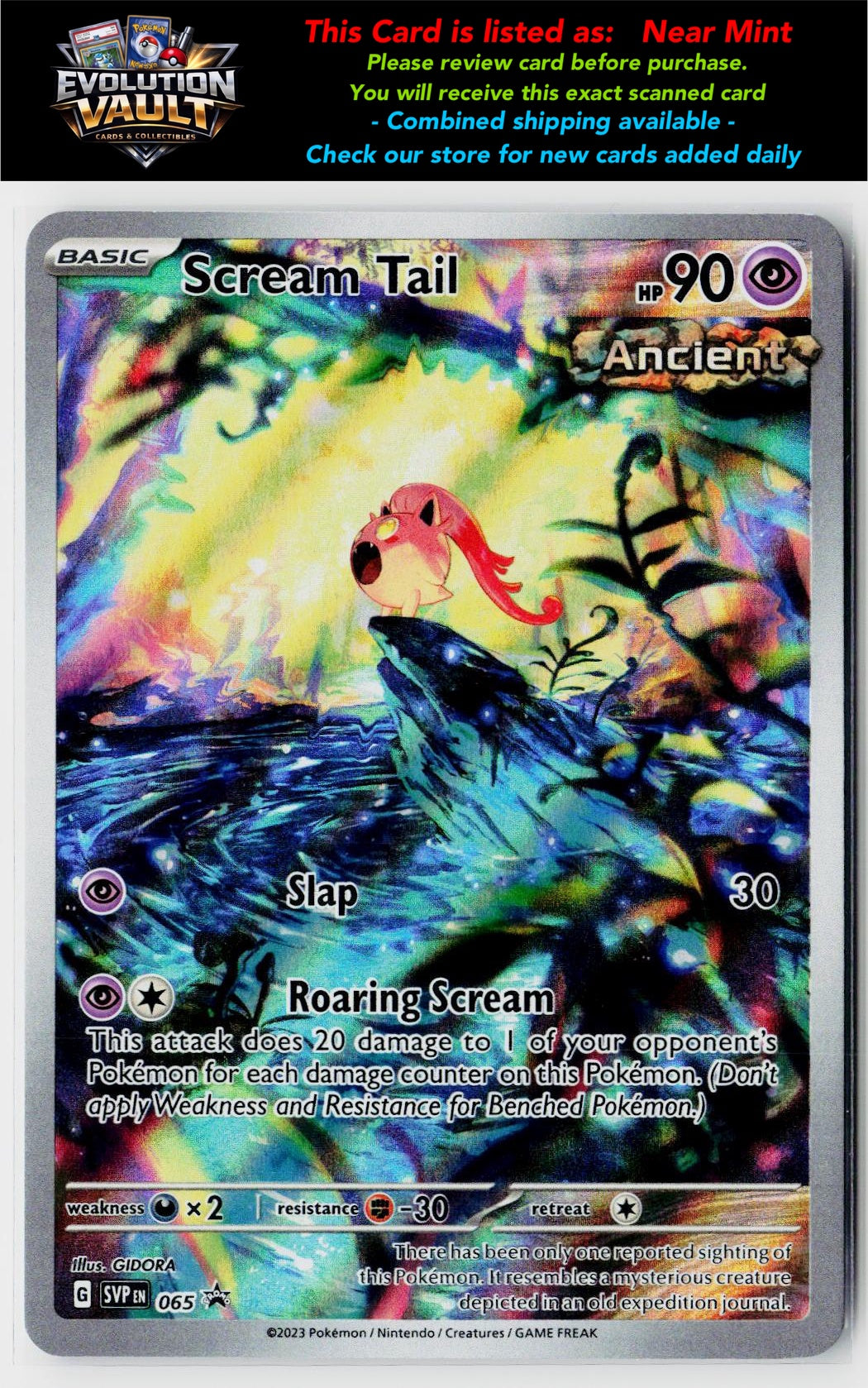 SV: Scarlet & Violet Promo Cards #065 Scream Tail
