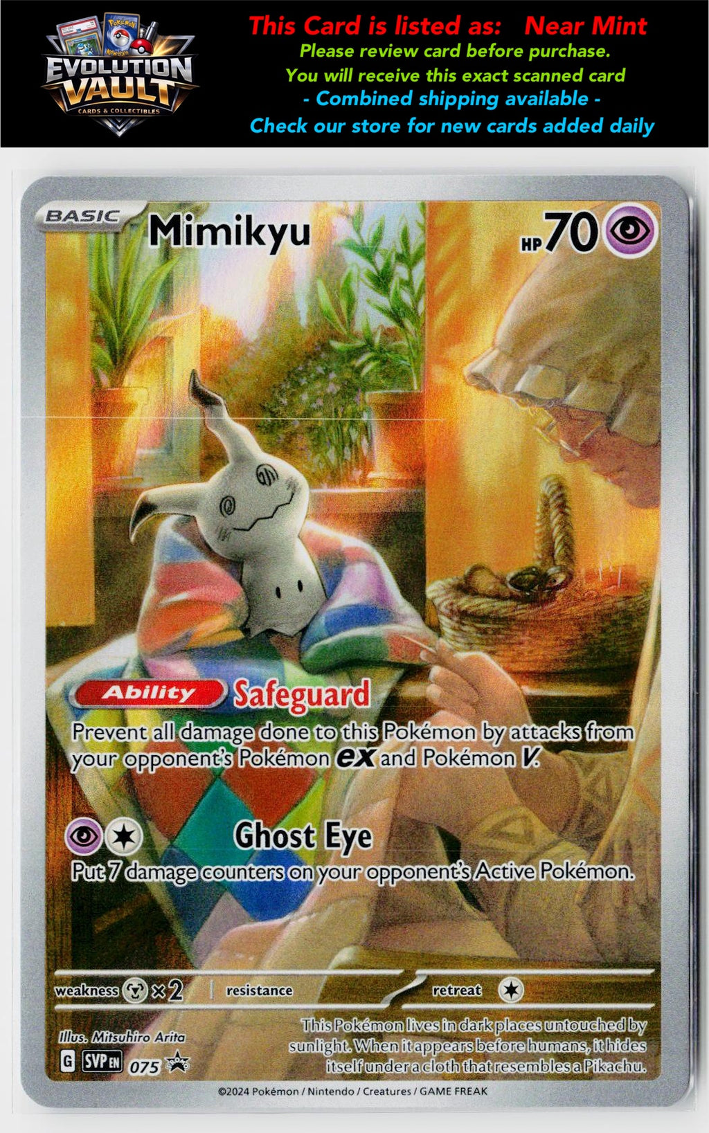 SV: Scarlet & Violet Promo Cards #075 Mimikyu