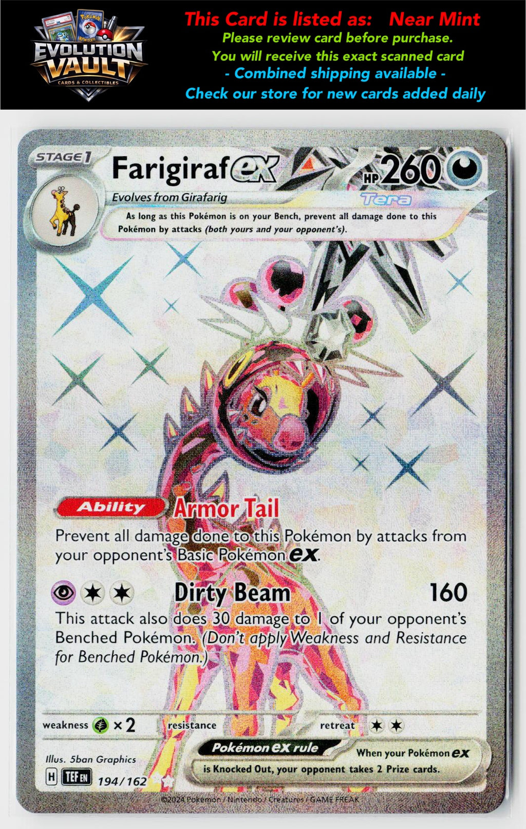 SV05: Temporal Forces #194/162 Farigiraf ex