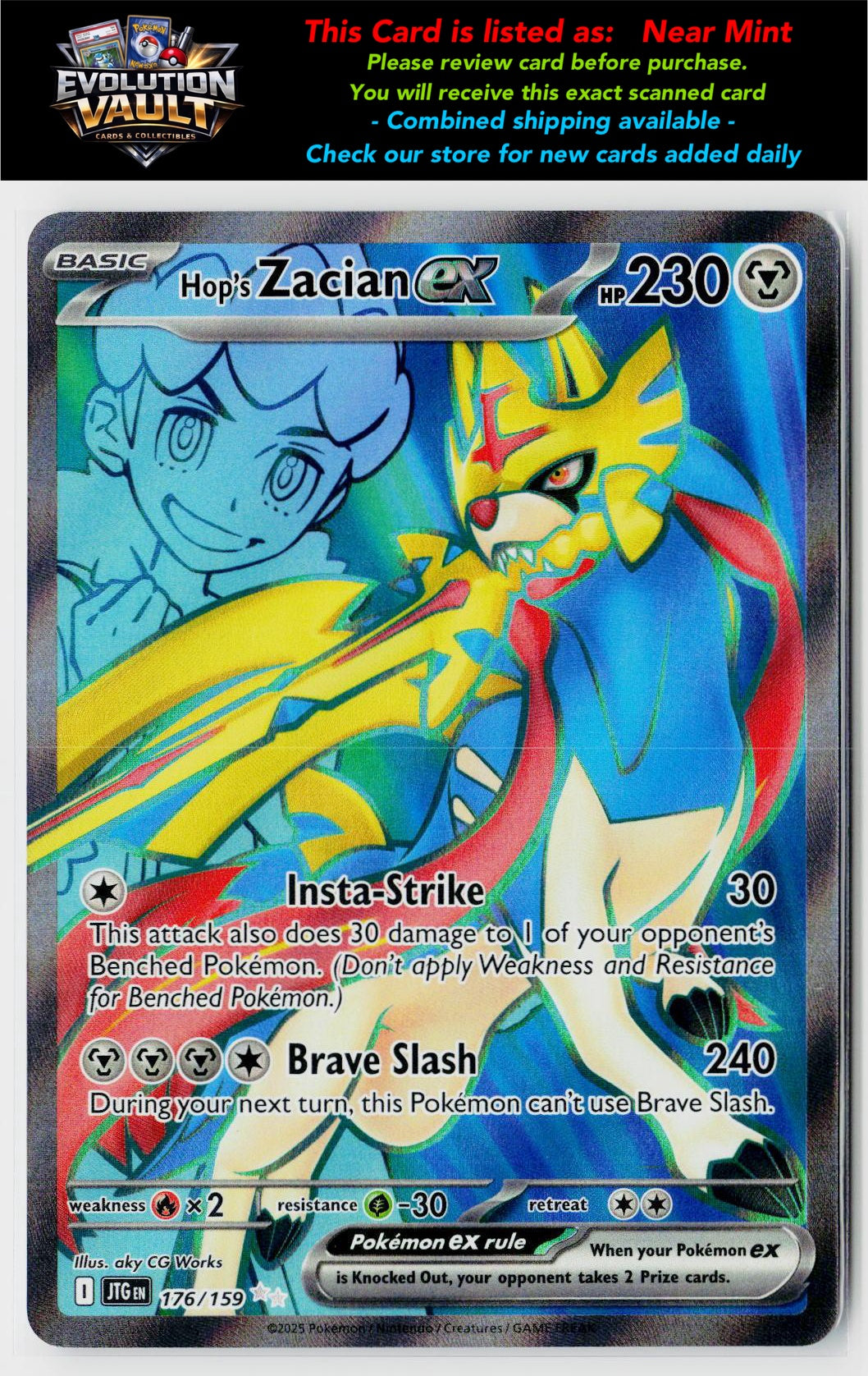 SV09: Journey Together #176/159 Hop's Zacian ex