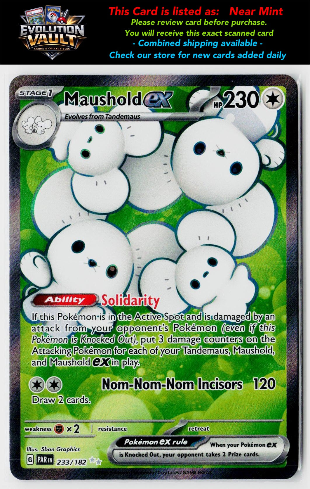 SV04: Paradox Rift #233/182 Maushold ex