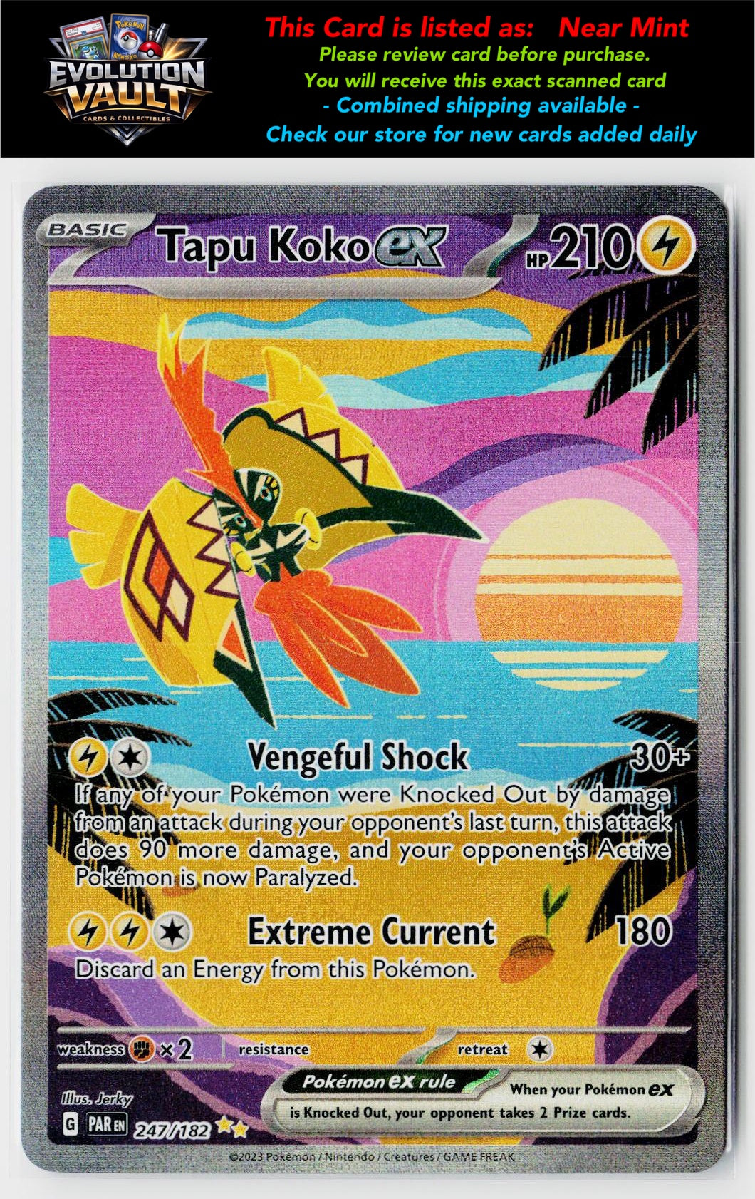 SV04: Paradox Rift #247/182 Tapu Koko ex