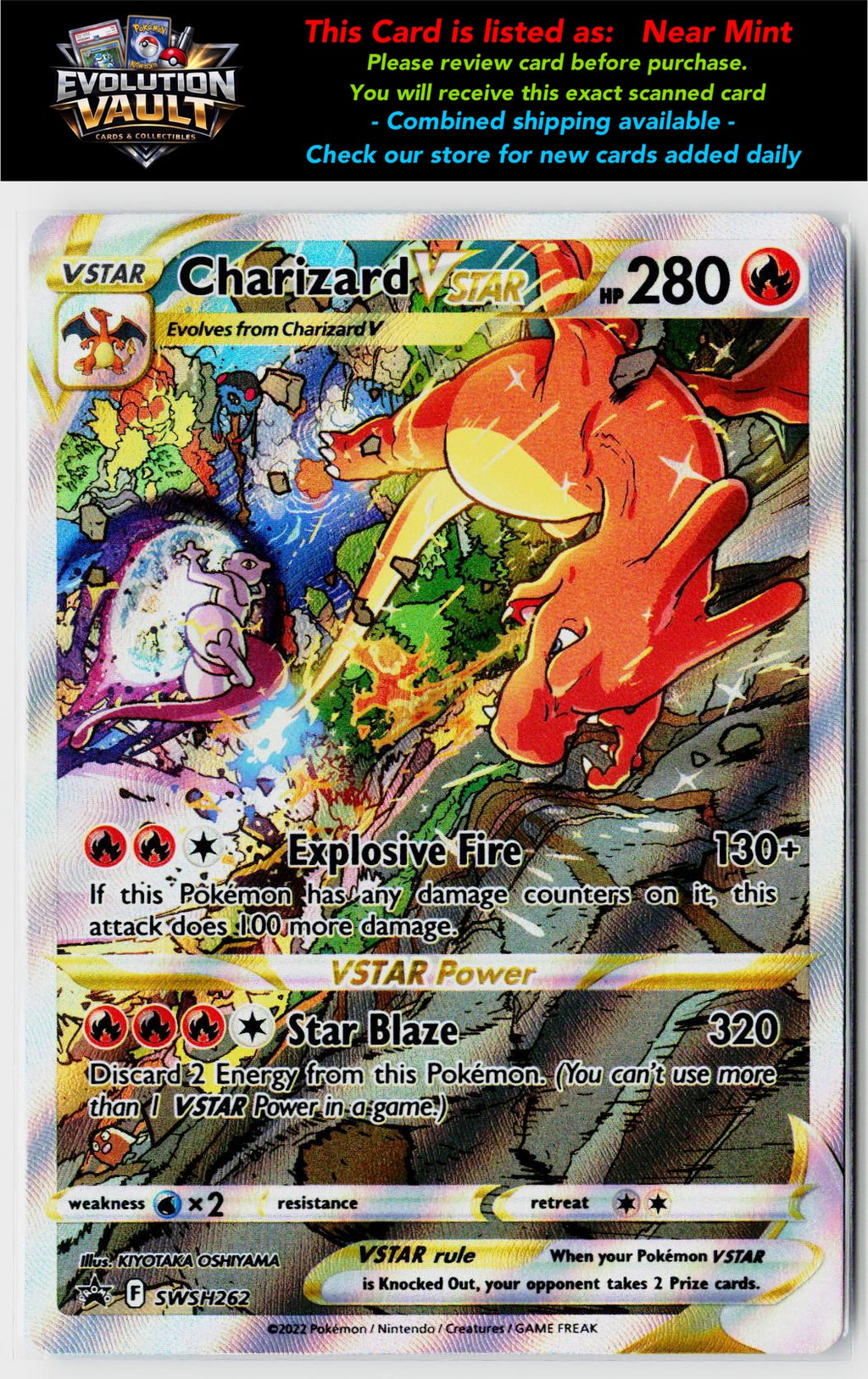 SWSH: Sword & Shield Promo Cards #SWSH262 Charizard VSTAR
