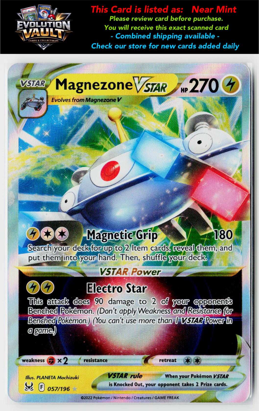 SWSH11: Lost Origin #057/196 Magnezone VSTAR