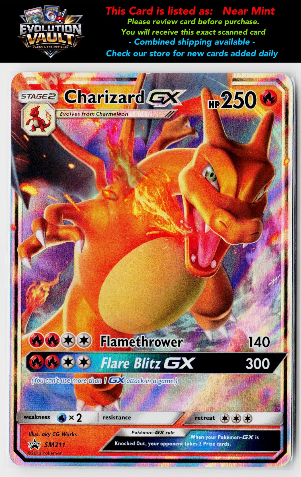 SM Promos #SM211 Charizard GX