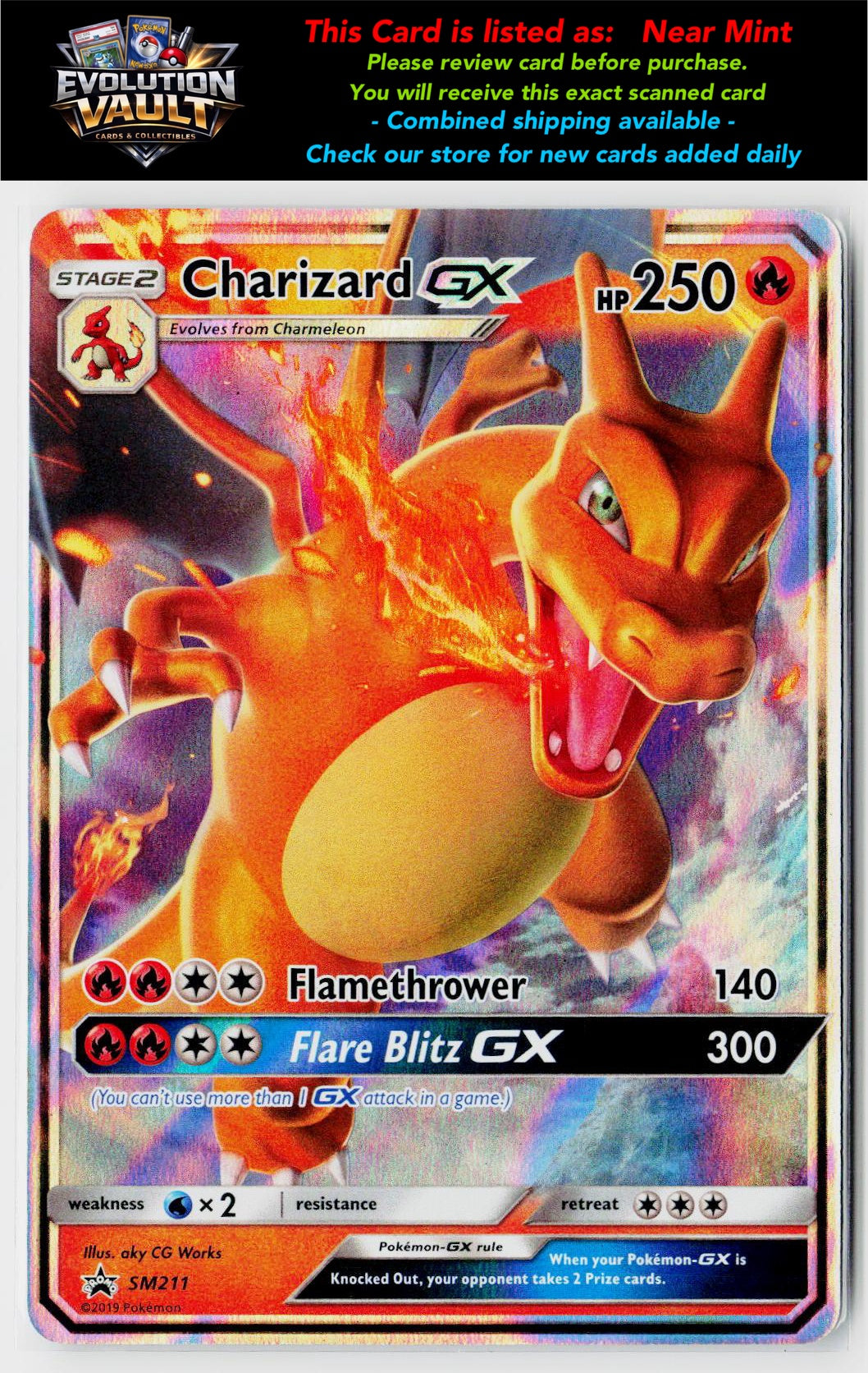 SM Promos #SM211 Charizard GX