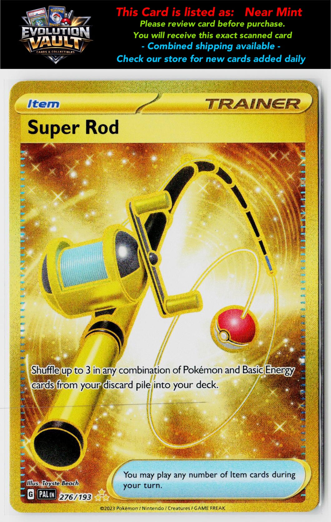 SV02: Paldea Evolved #276/193 Super Rod