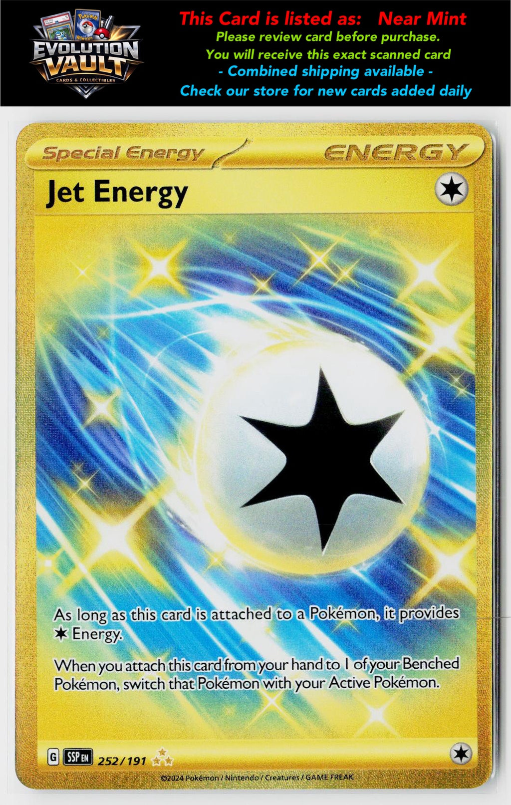SV08: Surging Sparks #252/191 Jet Energy