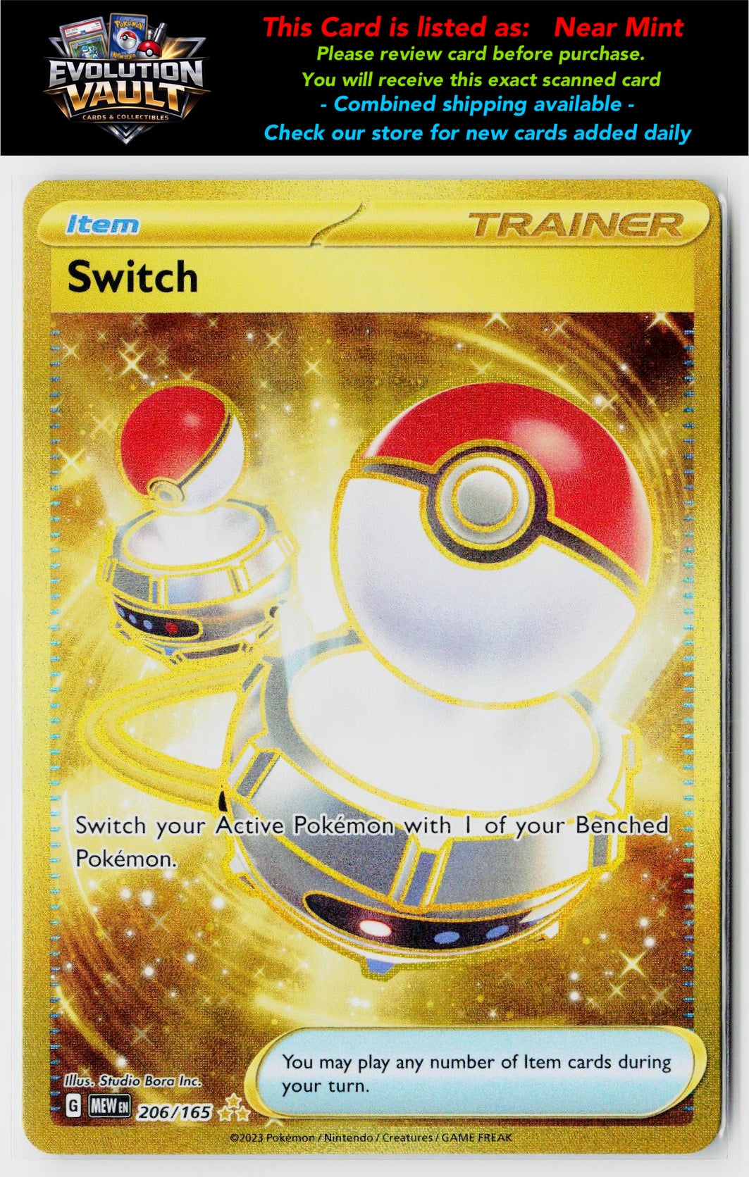 SV: Scarlet & Violet 151 #206/165 Switch