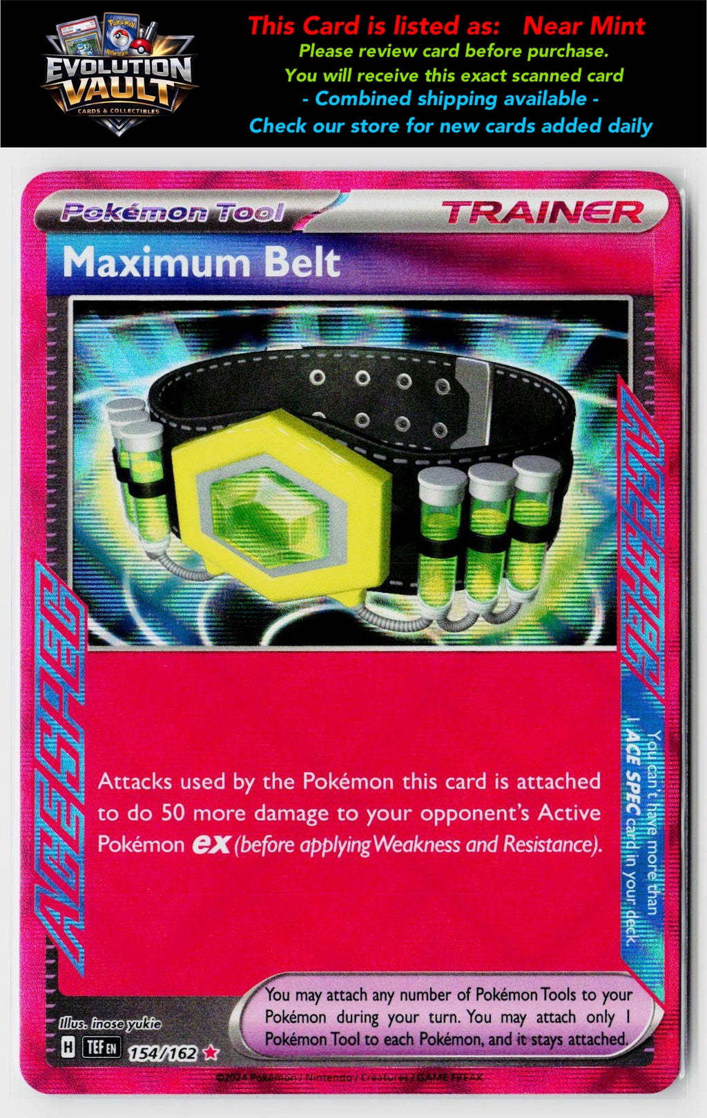 SV05: Temporal Forces #154/162 Maximum Belt