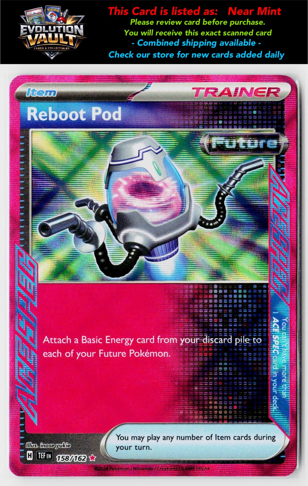 SV05: Temporal Forces #158/162 Reboot Pod