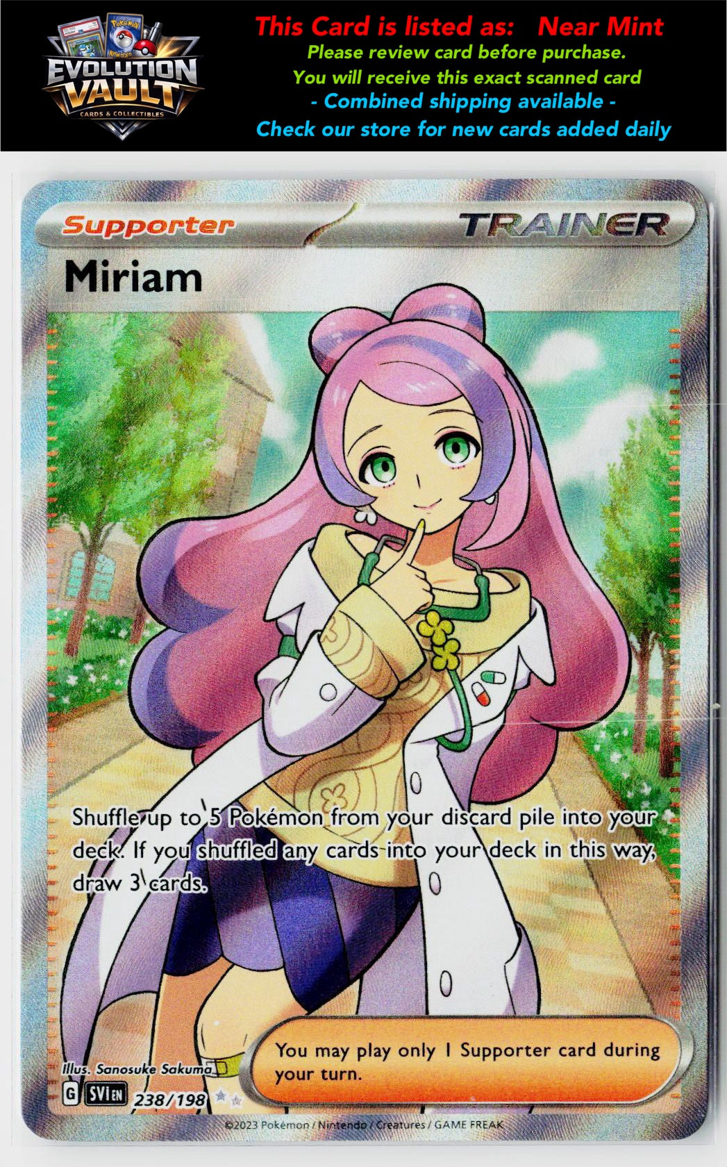 SV01: Scarlet & Violet Base Set #238/198 Miriam