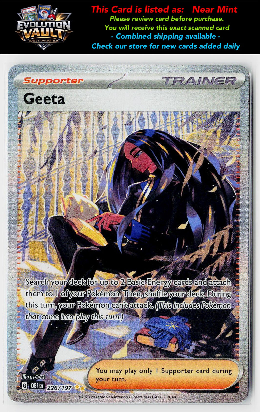 SV03: Obsidian Flames #226/197 Geeta