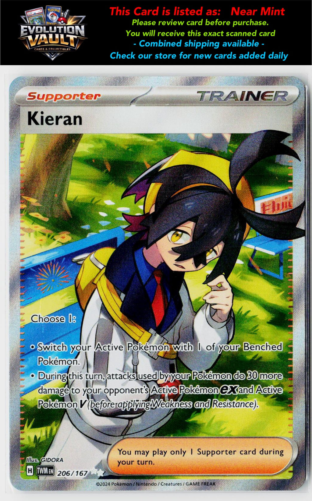 SV06: Twilight Masquerade #206/167 Kieran