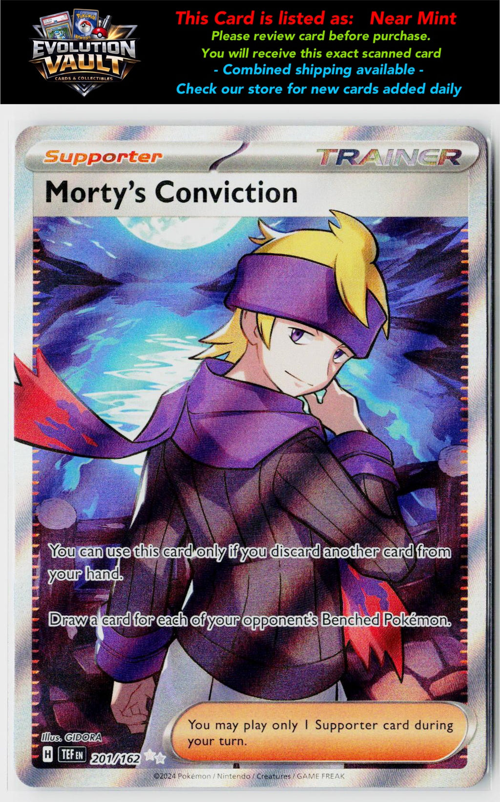 SV05: Temporal Forces #201/162 Morty's Conviction