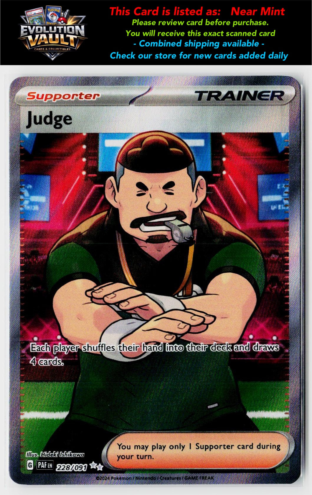 SV: Paldean Fates #228/091 Judge