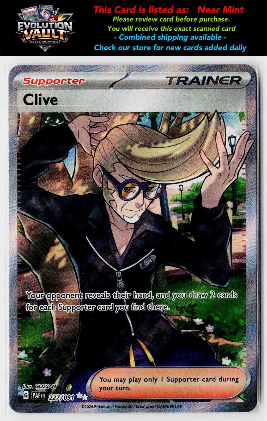 SV: Paldean Fates #227/091 Clive
