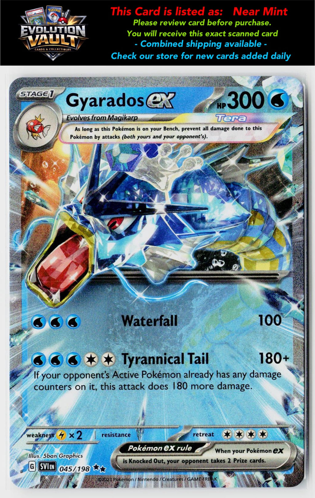 SV01: Scarlet & Violet Base Set #045/198 Gyarados ex