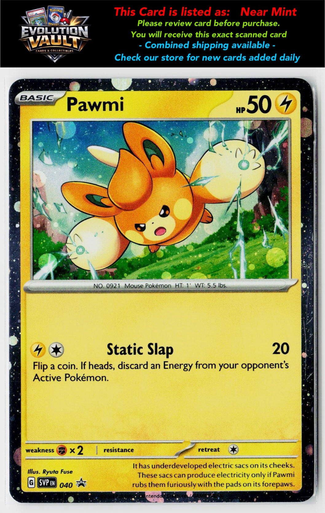 SV: Scarlet & Violet Promo Cards #040 Pawmi