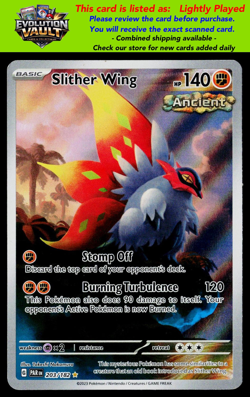 SV04: Paradox Rift #203/182 Slither Wing (LP)