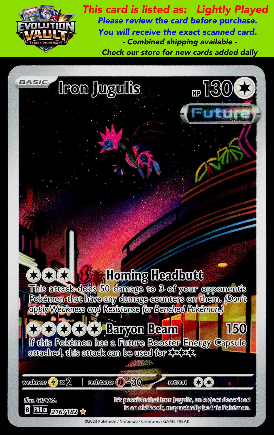 SV04: Paradox Rift #216/182 Iron Jugulis (LP)