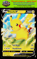 SWSH08: Fusion Strike #086/264 Pikachu V (LP)