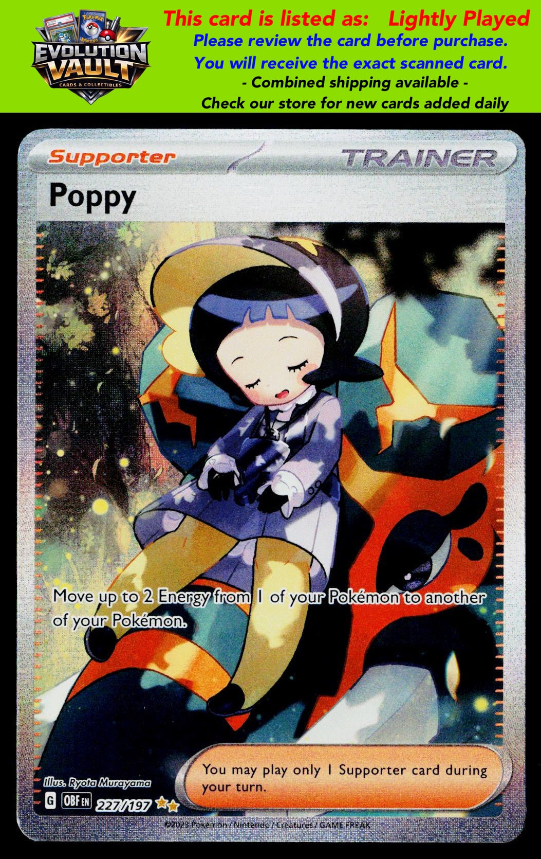 SV03: Obsidian Flames #227/197 Poppy (LP)