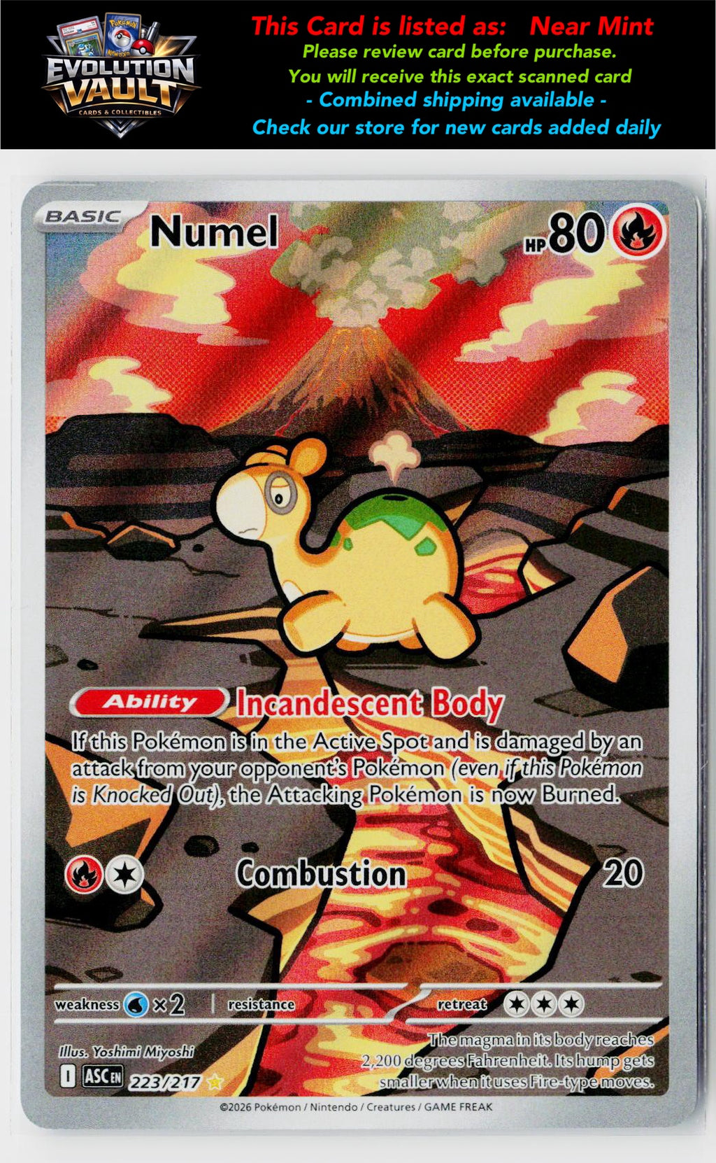 ME: Ascended Heroes #223/217 Numel