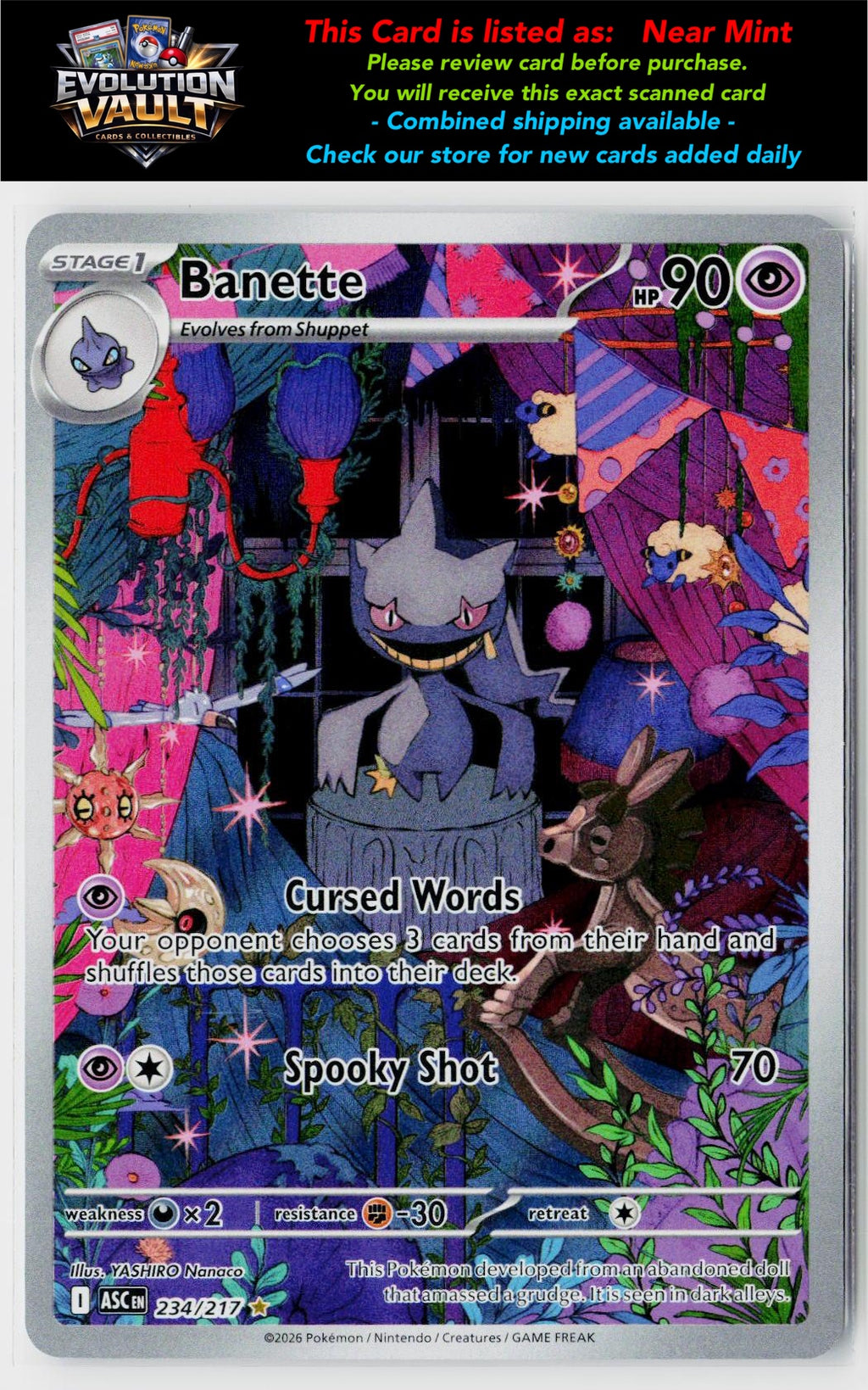 ME: Ascended Heroes #234/217 Banette