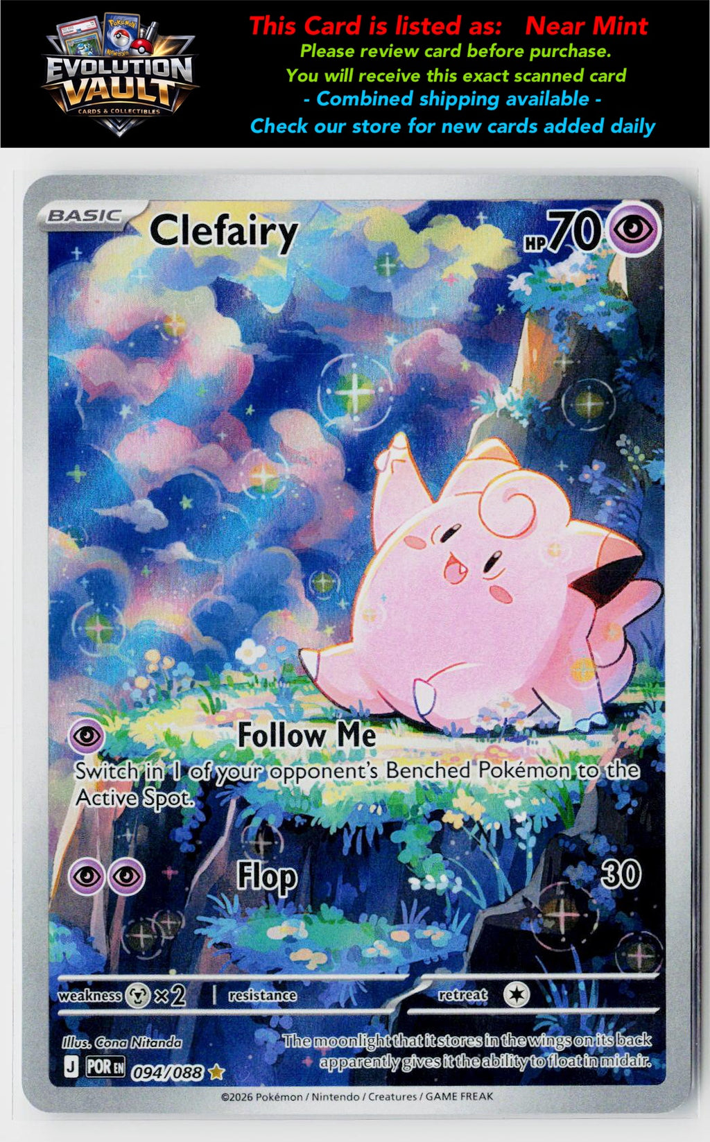 ME03: Perfect Order #094/088 Clefairy