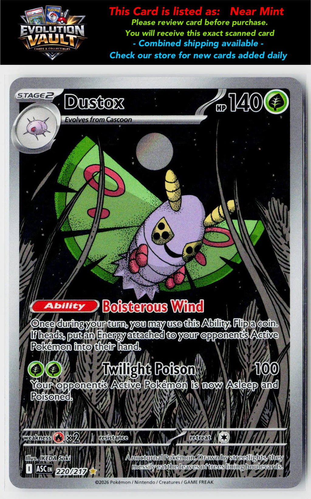 ME: Ascended Heroes #220/217 Dustox